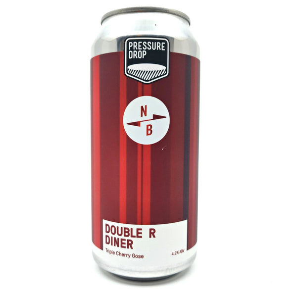 Pressure Drop x North Brewing Double R Diner Triple Cherry Gose 4.2% (440ml can)-Hop Burns & Black
