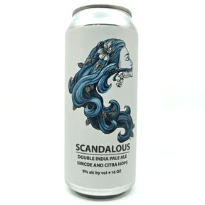 Escape Brewing Scandalous DIPA 9% (473ml can)-Hop Burns & Black