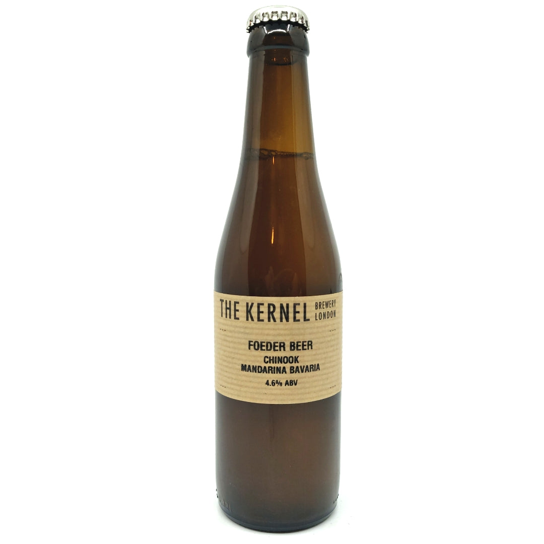 Kernel Chinook & Mandarina Bavaria Foeder Beer 4.6% (330ml)-Hop Burns & Black