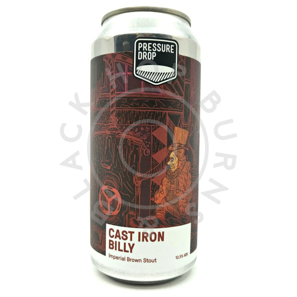 Pressure Drop Cast Iron Billy Imperial Brown Stout 10.5% (440ml can)-Hop Burns & Black