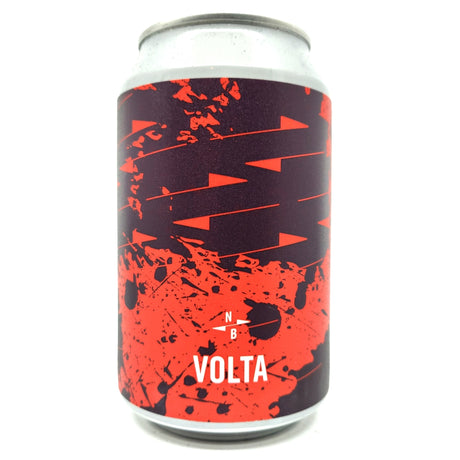 North Brewing Co Volta Blood Orange & Rhubarb Sour 4.1% (330ml can)-Hop Burns & Black