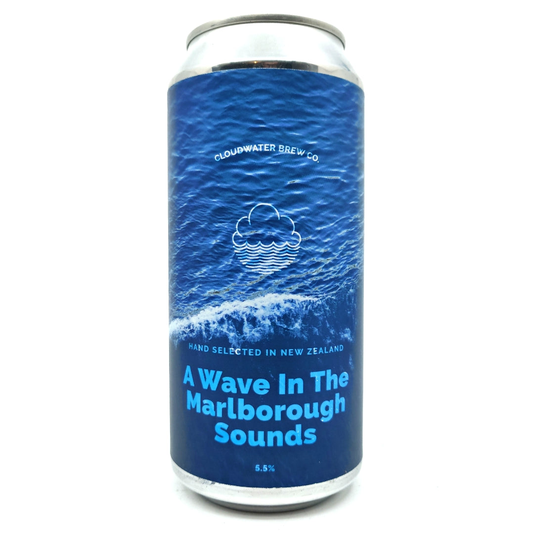 Cloudwater A Wave In The Marlborough Sounds DDH Pale Ale 5.5% (440ml can)-Hop Burns & Black