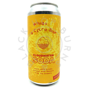 Cloudwater Soda Mango & Citra Sour (440ml can)-Hop Burns & Black