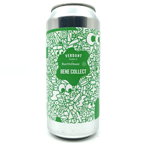 Verdant Bene Collect New England Pale Ale 6% (440ml can)-Hop Burns & Black