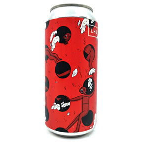 Left Handed Giant Double Dot Matrix Imperial Stout 8.3% (440ml can)-Hop Burns & Black