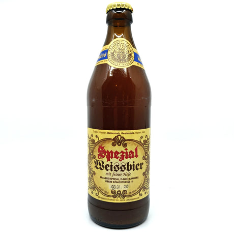 Spezial Weissbier Rauchbier 5.3% (500ml)-Hop Burns & Black