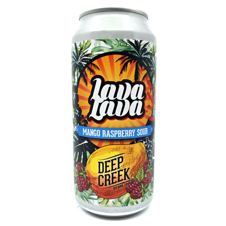 Deep Creek Brewing Co Lava Lava Mango Raspberry Sour 4.5% (440ml can)-Hop Burns & Black