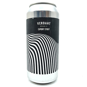 Verdant Export Stout 7.7% (440ml can)-Hop Burns & Black