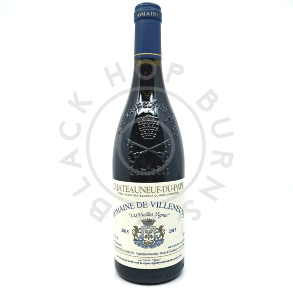 Domaine de Villeneuve Chateauneuf du Pape Vieilles Vignes 2015 (750ml)-Hop Burns & Black