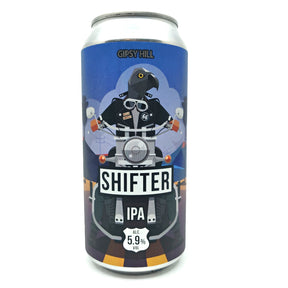 Gipsy Hill Shifter West Coast IPA 5.9% (440ml can)-Hop Burns & Black
