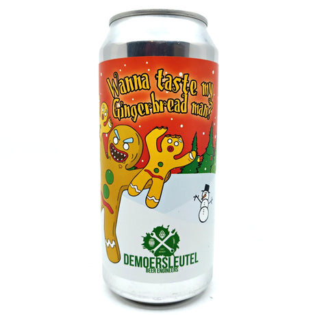 De Moersleutel Wanna Taste My Gingerbread Man? Imperial Stout 10% (440ml can)-Hop Burns & Black