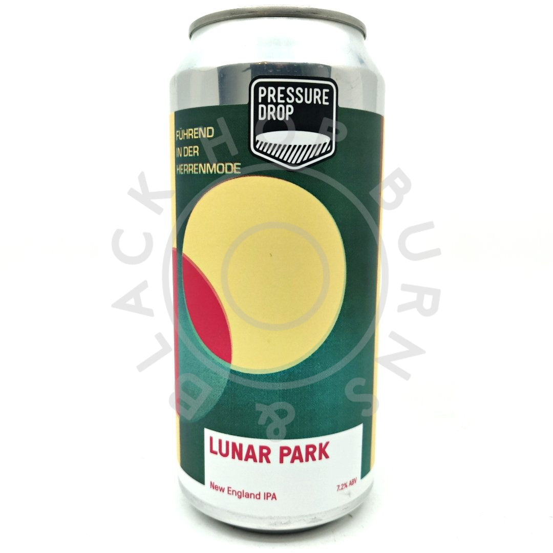 Pressure Drop Lunar Park New England IPA 7.2% (440ml can)-Hop Burns & Black