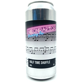 Neon Raptor Half Time Shuffle Double IPA 8% (440ml can)-Hop Burns & Black