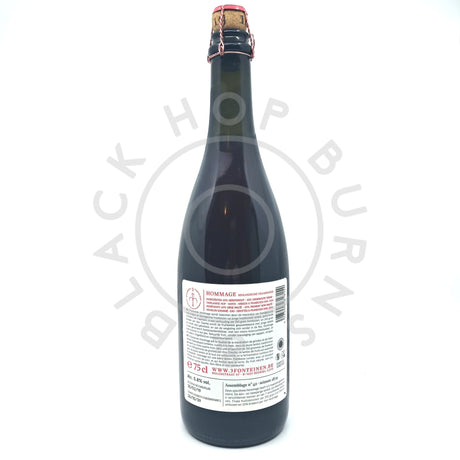 3 Fonteinen Hommage Bio Frambozen 2018/19 Blend 42 5.8% (750ml)-Hop Burns & Black