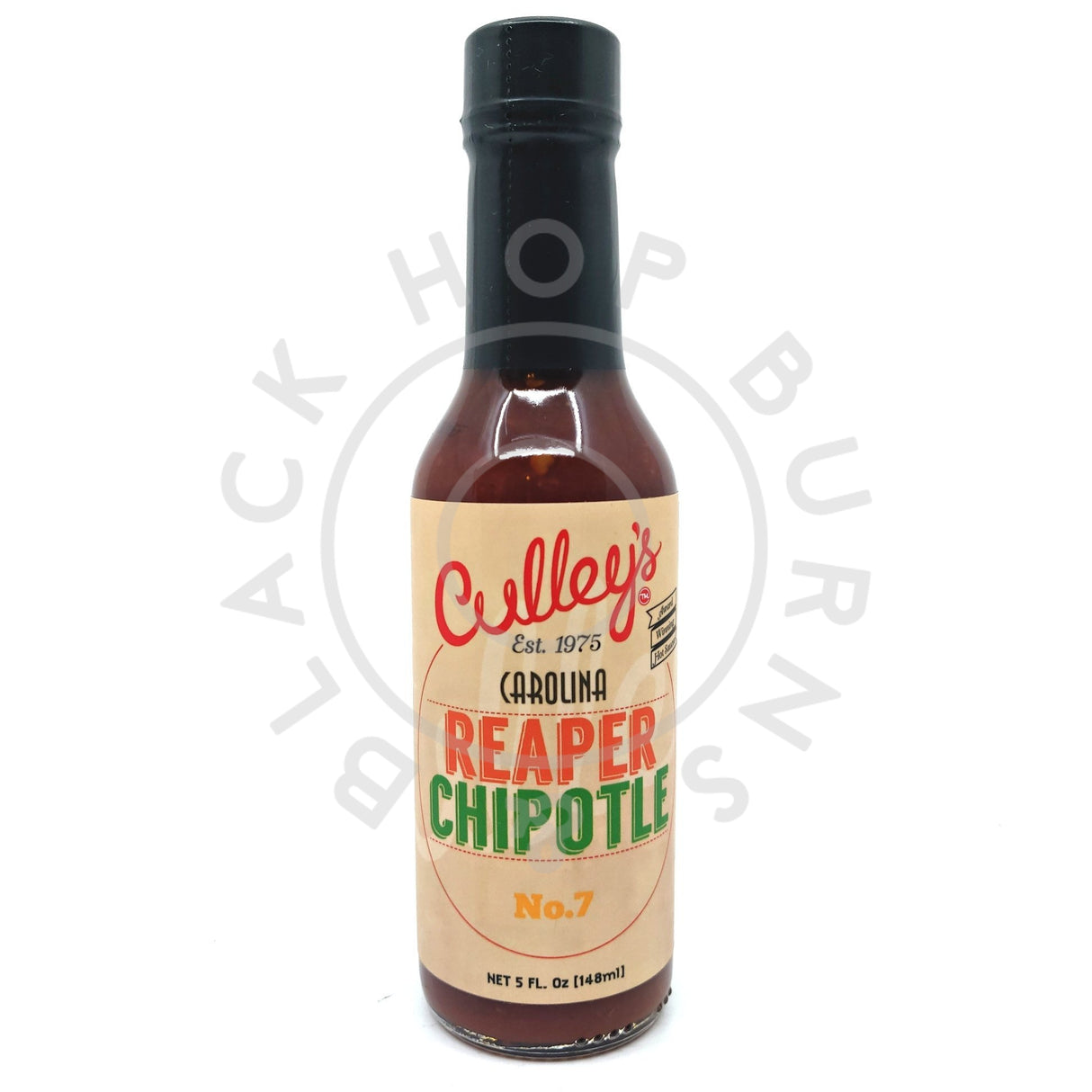 Culley's x Puckerbutt Carolina Reaper Chipotle Hot Sauce (150ml)-Hop Burns & Black