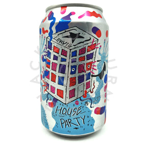 Lervig House Party Session IPA 4% (330ml can)-Hop Burns & Black