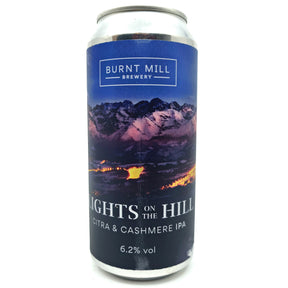 Burnt Mill Lights On The Hill IPA 6.2% (440ml can)-Hop Burns & Black