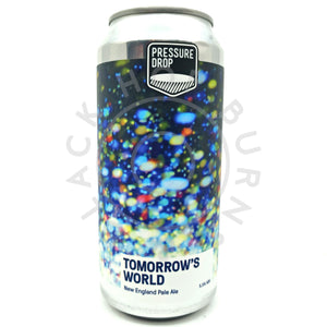 Pressure Drop Tomorrow's World New England Pale Ale 5.2% (440ml can)-Hop Burns & Black