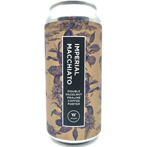 Wylam Imperial Macchiato Double Hazelnut Praline Coffee Porter 10% (440ml can)-Hop Burns & Black