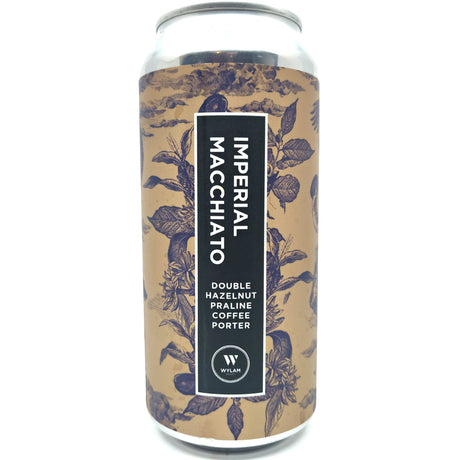 Wylam Imperial Macchiato Double Hazelnut Praline Coffee Porter 10% (440ml can)-Hop Burns & Black