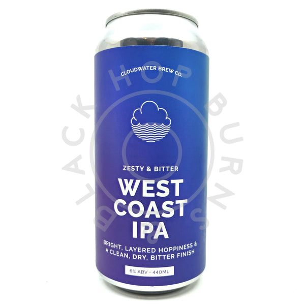 Cloudwater West Coast IPA 7.5% (440ml can)-Hop Burns & Black