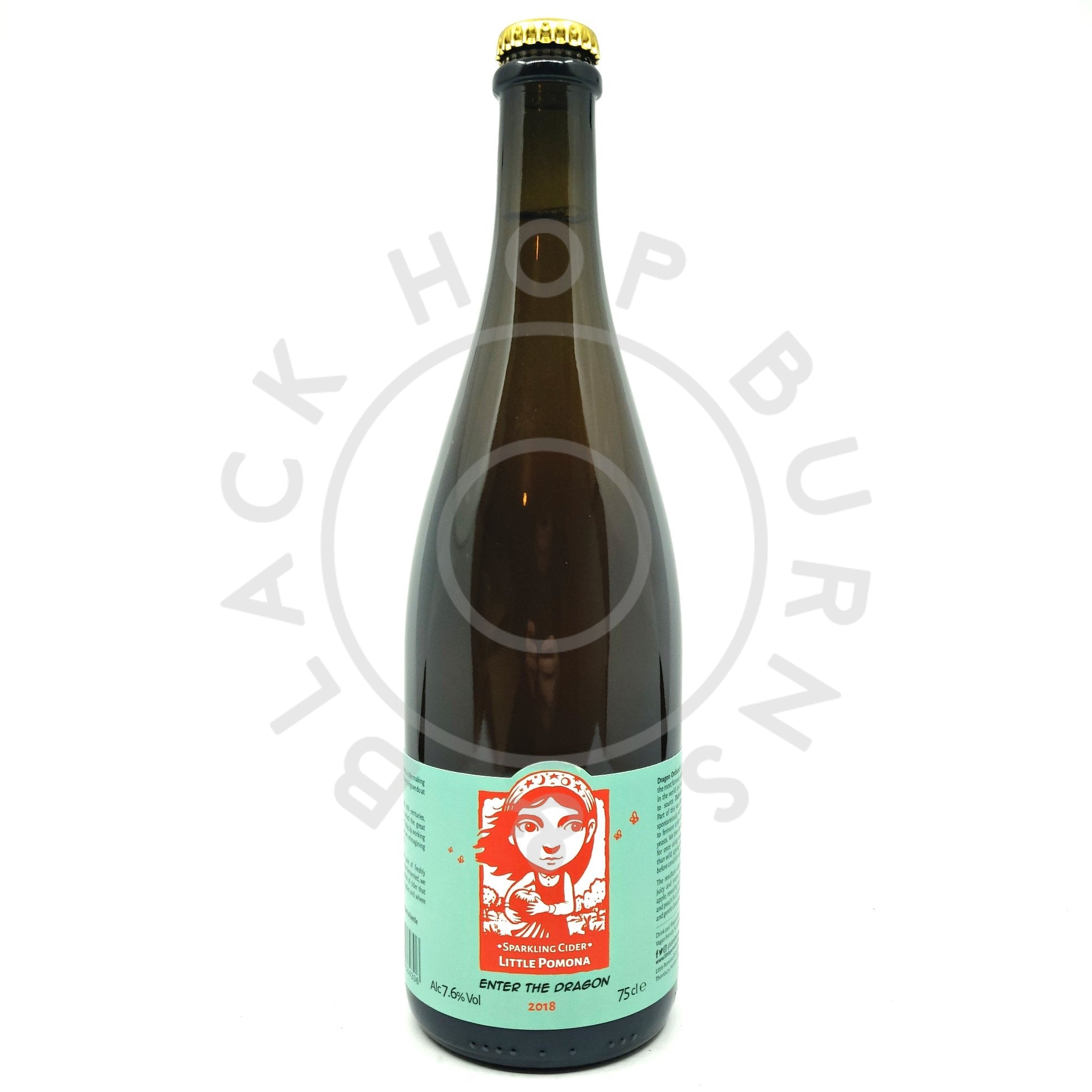 Little Pomona Enter The Dragon 7.6% Cider (750ml)-Hop Burns & Black