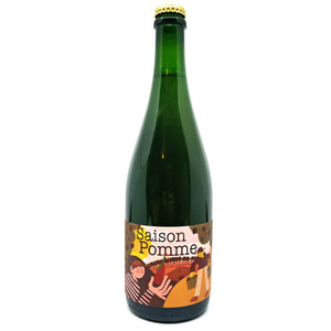 Find & Foster Saison Pomme Cider 7% (750ml)-Hop Burns & Black