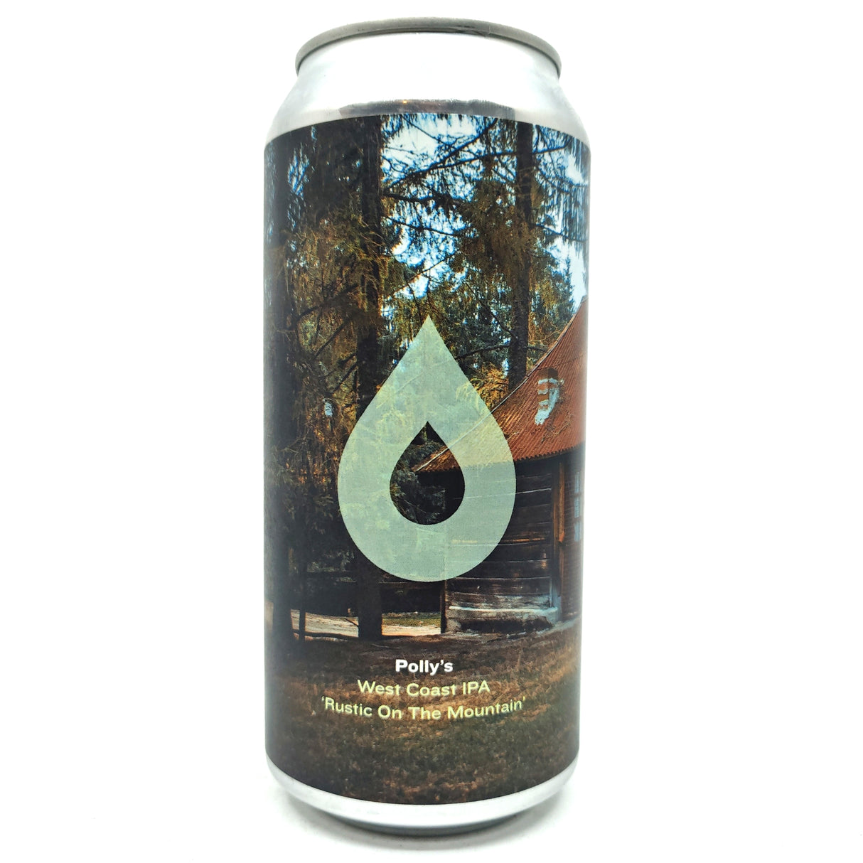 Polly's Brew Co Rustic On The Mountain IPA 6.2% (440ml can)-Hop Burns & Black