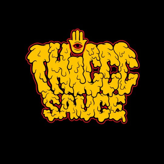 Thiccc Sauce Honey Butter Louisiana Hot Sauce (150ml)-Hop Burns & Black