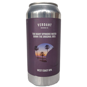 Verdant Too Many Opinions Water Down the Original Idea West Coast DIPA 8% (440ml can)-Hop Burns & Black