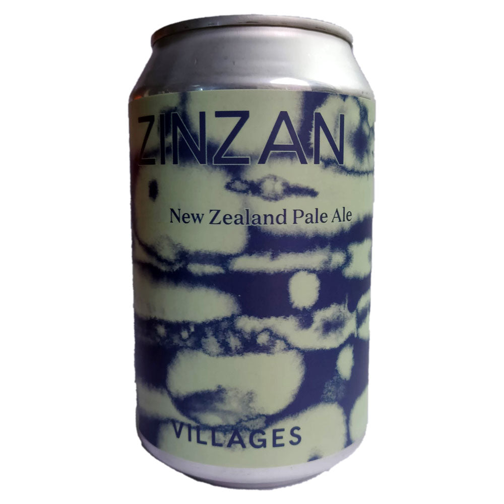 Villages Zinzan New Zealand Pale Ale 5% (330ml can)-Hop Burns & Black